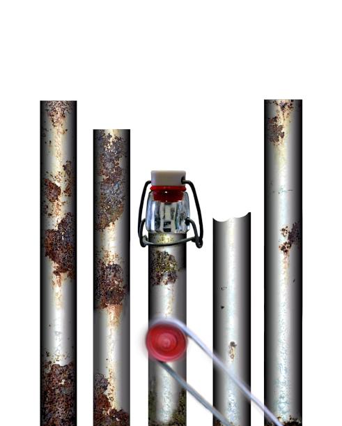 pipes photomontage